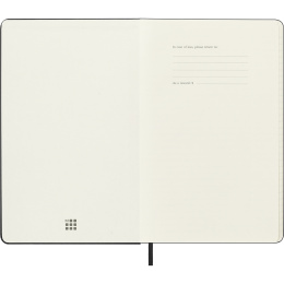Kalender 18M Daily Hard Cover Large Black i gruppen Papper & Block / Kalendrar och almanackor / 18-månaderskalendrar hos Pen Store (137016)