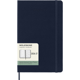 Kalender 18M WeekNote Hard Cover Large Sapphire Blue i gruppen Papper & Block / Kalendrar och almanackor / 18-månaderskalendrar hos Pen Store (137017)