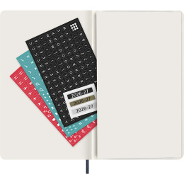 Kalender 18M WeekNote Soft Cover Large Sapphire Blue i gruppen Papper & Block / Kalendrar och almanackor / 18-månaderskalendrar hos Pen Store (137019)