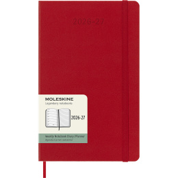 Kalender 18M WeekNote Hard Cover Large Red i gruppen Papper & Block / Kalendrar och almanackor / 18-månaderskalendrar hos Pen Store (137022)