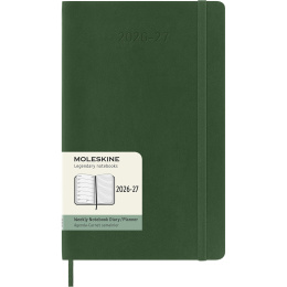 Kalender 18M WeekNote Soft Cover Large Myrtle Green i gruppen Papper & Block / Kalendrar och almanackor / 18-månaderskalendrar hos Pen Store (137023)