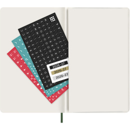 Kalender 18M WeekNote Soft Cover Large Myrtle Green i gruppen Papper & Block / Kalendrar och almanackor / 18-månaderskalendrar hos Pen Store (137023)