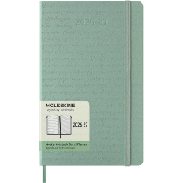 Kalender 18M WeekNote Hard Cover Large Sage Green i gruppen Papper & Block / Kalendrar och almanackor / 18-månaderskalendrar hos Pen Store (137024)