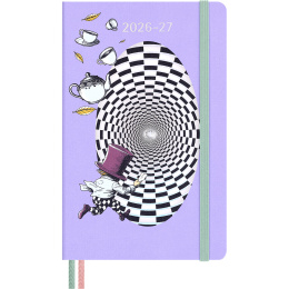 Kalender 18M WeekNote Hard Cover Large Alice in Wonderland i gruppen Papper & Block / Kalendrar och almanackor / 18-månaderskalendrar hos Pen Store (137025)