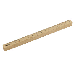Trälinjal 15 cm i gruppen Skapande & Hobby / Hobbytillbehör / Linjaler hos Pen Store (137037)