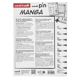 Pin Fine Line Manga Set i gruppen Pennor / Konstnärspennor / Fineliners hos Pen Store (137083)