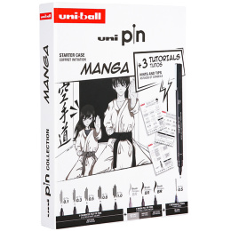 Pin Fine Line Manga Set i gruppen Pennor / Konstnärspennor / Fineliners hos Pen Store (137083)