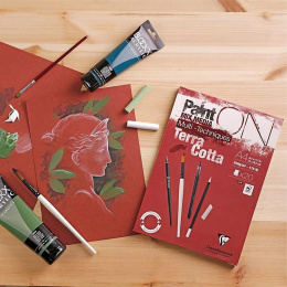 Paint'ON Konstnärsblock Terracotta A5 i gruppen Papper & Block / Konstnärsblock / Mixed media-block hos Pen Store (137087)