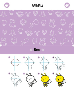 Kawaii Cute and Easy Drawing Deck i gruppen Skapande & Hobby / Böcker / Instruktionsböcker hos Pen Store (137175)