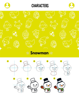 Kawaii Cute and Easy Drawing Deck i gruppen Skapande & Hobby / Böcker / Instruktionsböcker hos Pen Store (137175)