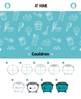 Kawaii Cute and Easy Drawing Deck i gruppen Skapande & Hobby / Böcker / Instruktionsböcker hos Pen Store (137175)