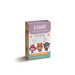 Kawaii Cute and Easy Drawing Deck i gruppen Skapande & Hobby / Böcker / Instruktionsböcker hos Pen Store (137175)