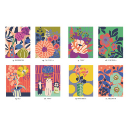 Mystery Coloring Flowers i gruppen Skapande & Hobby / Böcker / Målarböcker för vuxna hos Pen Store (137180)