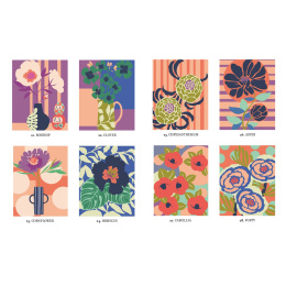 Mystery Coloring Flowers i gruppen Skapande & Hobby / Böcker / Målarböcker för vuxna hos Pen Store (137180)