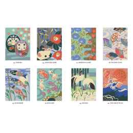 Mystery Coloring Japan i gruppen Skapande & Hobby / Böcker / Målarböcker för vuxna hos Pen Store (137181)