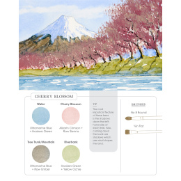 Watercolor Mixing Deck: Landscapes i gruppen Skapande & Hobby / Böcker / Instruktionsböcker hos Pen Store (137194)