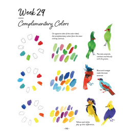 A Beginner's Year of Watercolor i gruppen Skapande & Hobby / Böcker / Instruktionsböcker hos Pen Store (137195)