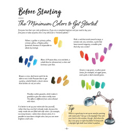 A Beginner's Year of Watercolor i gruppen Skapande & Hobby / Böcker / Instruktionsböcker hos Pen Store (137195)