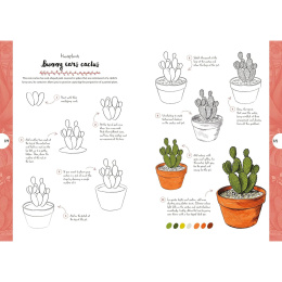 10 Step Drawing: Botanicals i gruppen Skapande & Hobby / Böcker / Instruktionsböcker hos Pen Store (137196)