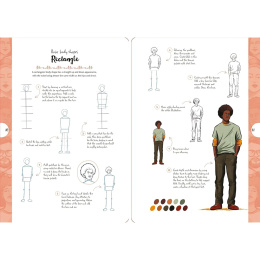 10 Step Drawing: Figures i gruppen Skapande & Hobby / Böcker / Instruktionsböcker hos Pen Store (137197)