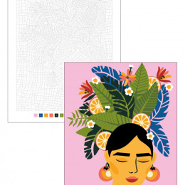 Color by Numbers: Flowers i gruppen Skapande & Hobby / Böcker / Målarböcker för vuxna hos Pen Store (137205)