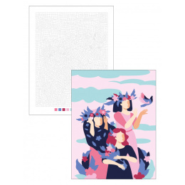 Color by Numbers: Flowers i gruppen Skapande & Hobby / Böcker / Målarböcker för vuxna hos Pen Store (137205)