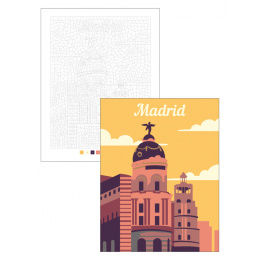 Color by Numbers: Travel i gruppen Skapande & Hobby / Böcker / Målarböcker för vuxna hos Pen Store (137207)