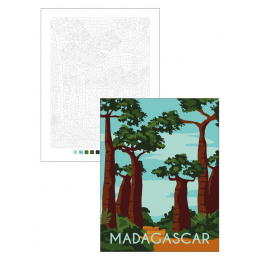 Color by Numbers: Travel i gruppen Skapande & Hobby / Böcker / Målarböcker för vuxna hos Pen Store (137207)