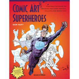 Comic Art Superheroes i gruppen Skapande & Hobby / Böcker / Instruktionsböcker hos Pen Store (137208)