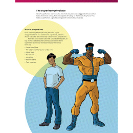 Comic Art Superheroes i gruppen Skapande & Hobby / Böcker / Instruktionsböcker hos Pen Store (137208)
