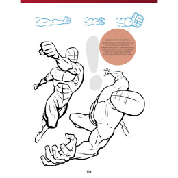 Comic Art Superheroes i gruppen Skapande & Hobby / Böcker / Instruktionsböcker hos Pen Store (137208)