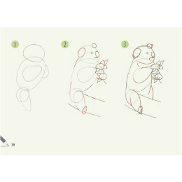 Draw 30: Animals i gruppen Skapande & Hobby / Böcker / Instruktionsböcker hos Pen Store (137210)