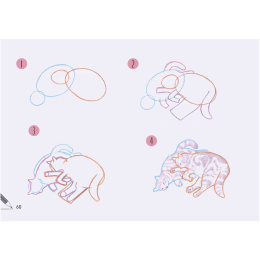 Draw 30: Cats i gruppen Skapande & Hobby / Böcker / Instruktionsböcker hos Pen Store (137211)