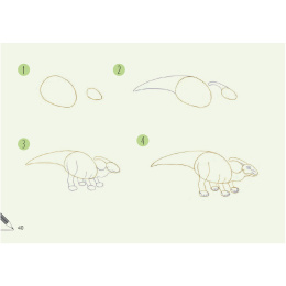 Draw 30: Dinosaurs i gruppen Skapande & Hobby / Böcker / Instruktionsböcker hos Pen Store (137212)