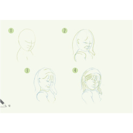 Draw 30: Faces i gruppen Skapande & Hobby / Böcker / Instruktionsböcker hos Pen Store (137214)