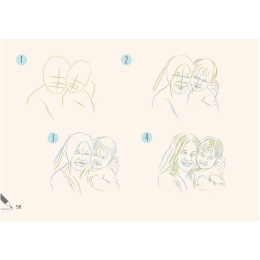 Draw 30: Faces i gruppen Skapande & Hobby / Böcker / Instruktionsböcker hos Pen Store (137214)