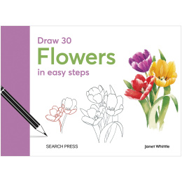 Draw 30: Flowers i gruppen Skapande & Hobby / Böcker / Instruktionsböcker hos Pen Store (137215)