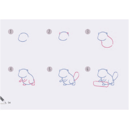 Draw 30: Kawaii Animals i gruppen Skapande & Hobby / Böcker / Instruktionsböcker hos Pen Store (137216)