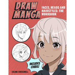 Draw Manga Faces, Heads and Hairstyles i gruppen Skapande & Hobby / Böcker / Instruktionsböcker hos Pen Store (137217)