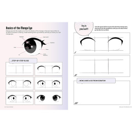 Draw Manga Faces, Heads and Hairstyles i gruppen Skapande & Hobby / Böcker / Instruktionsböcker hos Pen Store (137217)
