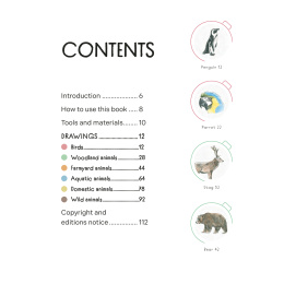 Draw in 10 Minutes: Animals i gruppen Skapande & Hobby / Böcker / Instruktionsböcker hos Pen Store (137218)