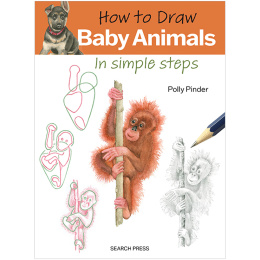 How to Draw: Baby Animals i gruppen Skapande & Hobby / Böcker / Instruktionsböcker hos Pen Store (137223)