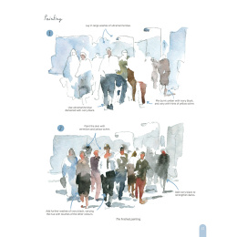 Paint 50: Watercolour Figures i gruppen Skapande & Hobby / Böcker / Instruktionsböcker hos Pen Store (137228)
