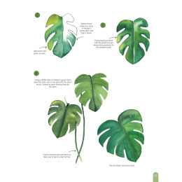 Paint 50: Watercolour Nature i gruppen Skapande & Hobby / Böcker / Instruktionsböcker hos Pen Store (137229)