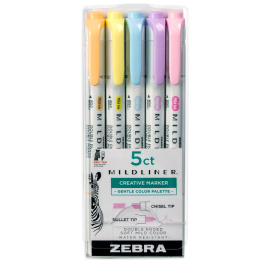 Mildliner 5-pack Gentle i gruppen Pennor / Konstnärspennor / Illustrationsmarkers hos Pen Store (137262)