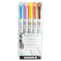 Mildliner 5-pack Warm i gruppen Pennor / Konstnärspennor / Illustrationsmarkers hos Pen Store (137263)