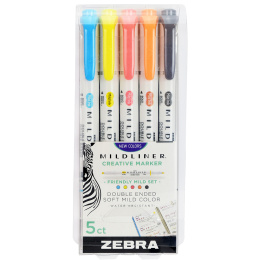 Mildliner 5-pack Friendly i gruppen Pennor / Konstnärspennor / Illustrationsmarkers hos Pen Store (137264)