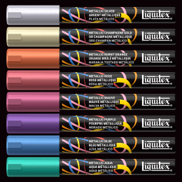 Marker Metallic 8-set i gruppen Pennor / Konstnärspennor / Akrylmarkers hos Pen Store (137373)