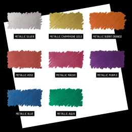 Marker Metallic 8-set i gruppen Pennor / Konstnärspennor / Akrylmarkers hos Pen Store (137373)