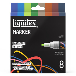 Marker Landscape 8-set i gruppen Pennor / Konstnärspennor / Akrylmarkers hos Pen Store (137374)